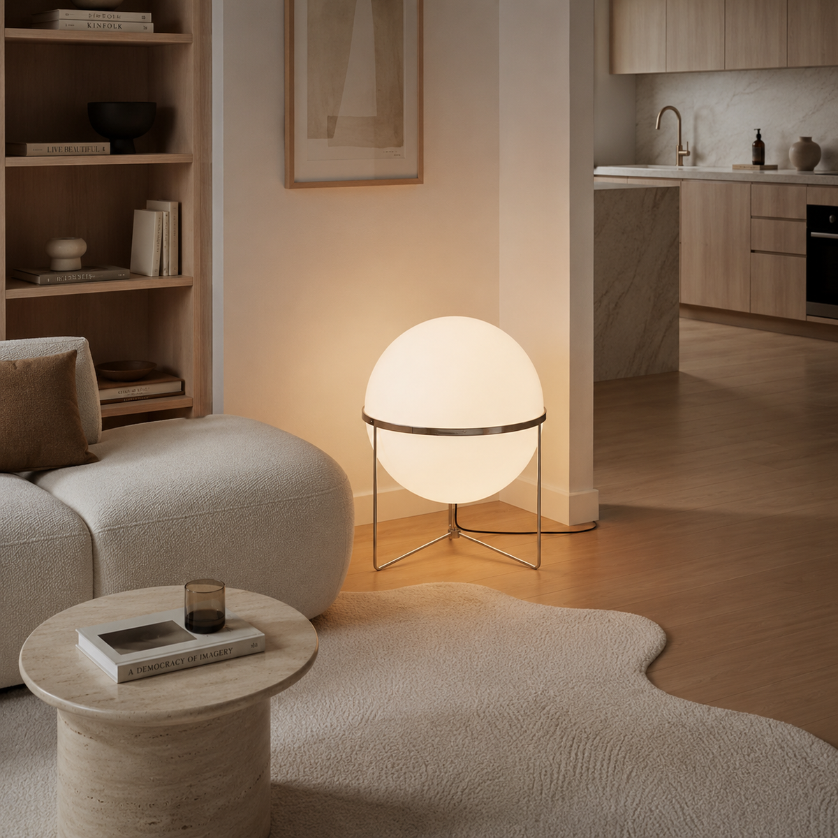 Elegant gulvlampe Korelle