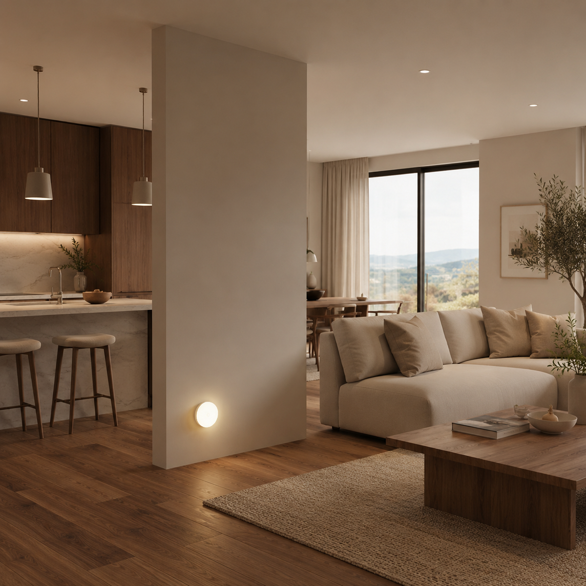 Round Motion Sensor Night Light Mirina - Wall Lights | The Light Edition