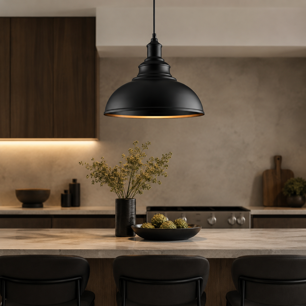 Industrial Metal Dome Pendant Light Solven - Ceiling Lights | The Light Edition