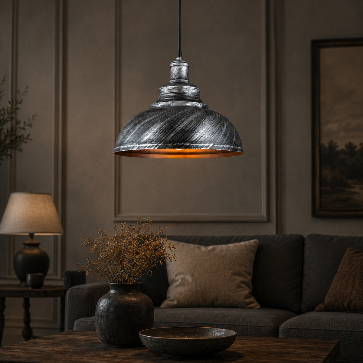 Industrial Metal Dome Pendant Light Solven - Ceiling Lights | The Light Edition