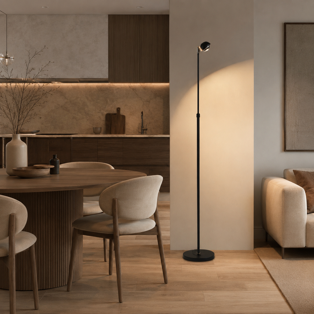 Slim Adjustable LED Floor Lamp Korel - Lamps | The Light Edition