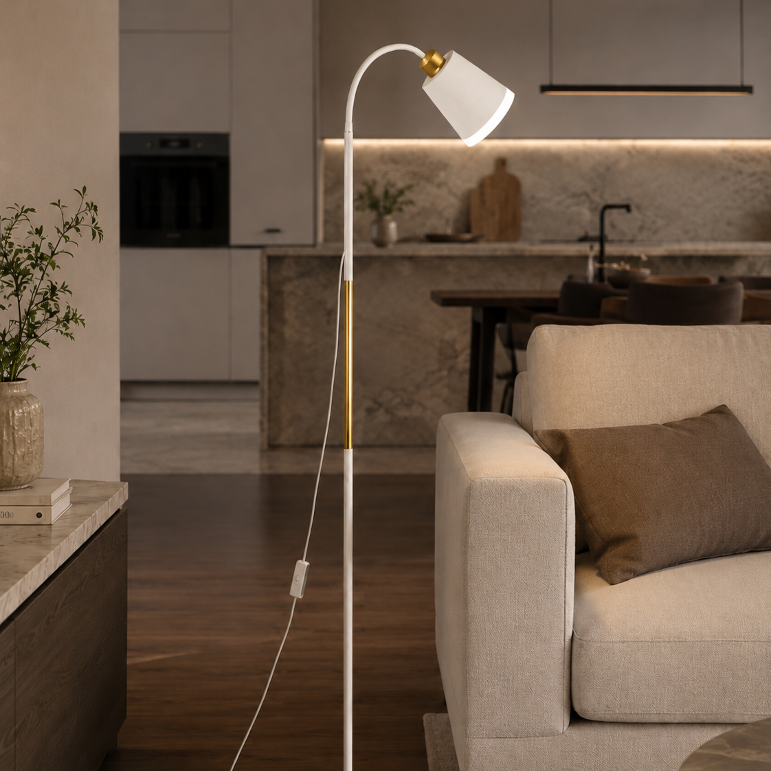 Modern Adjustable Floor Lamp Torine - Lamps | The Light Edition