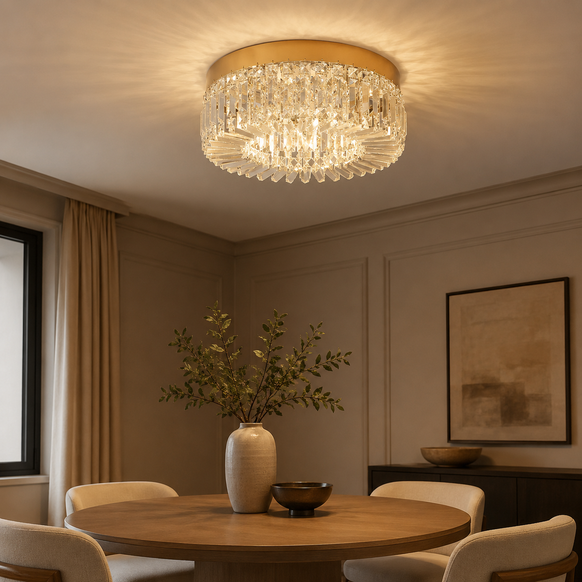 Crystal Flush Ceiling Light Venia - Ceiling Lights | The Light Edition