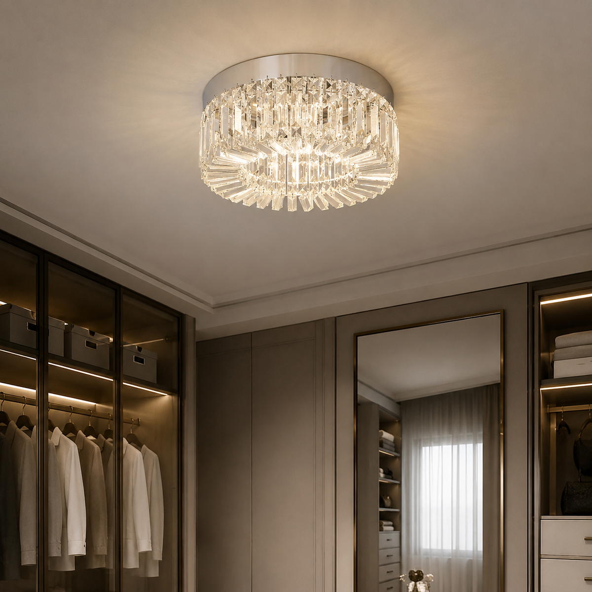 Crystal Flush Ceiling Light Venia - Ceiling Lights | The Light Edition