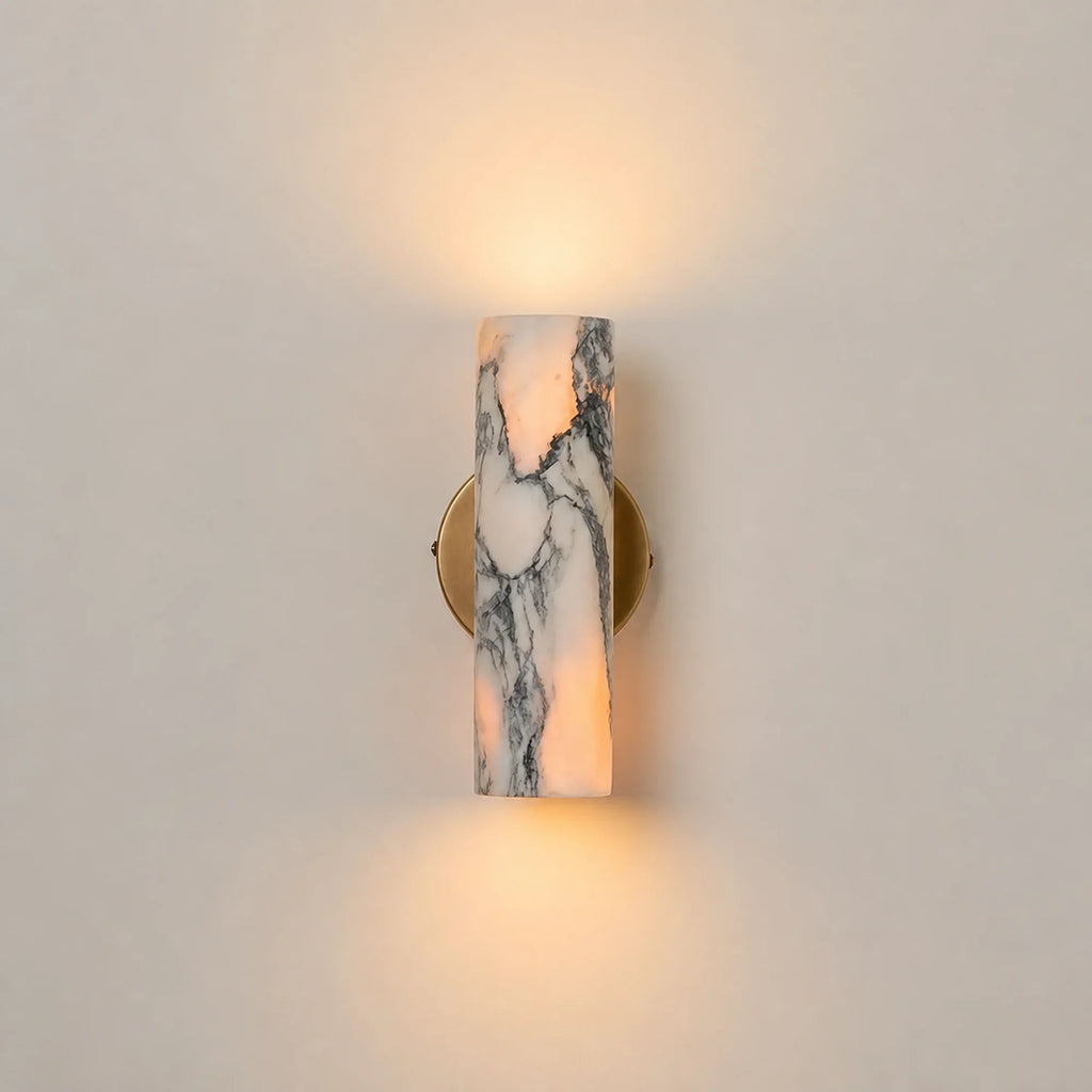 Marble Cylinder Wall Light Calira