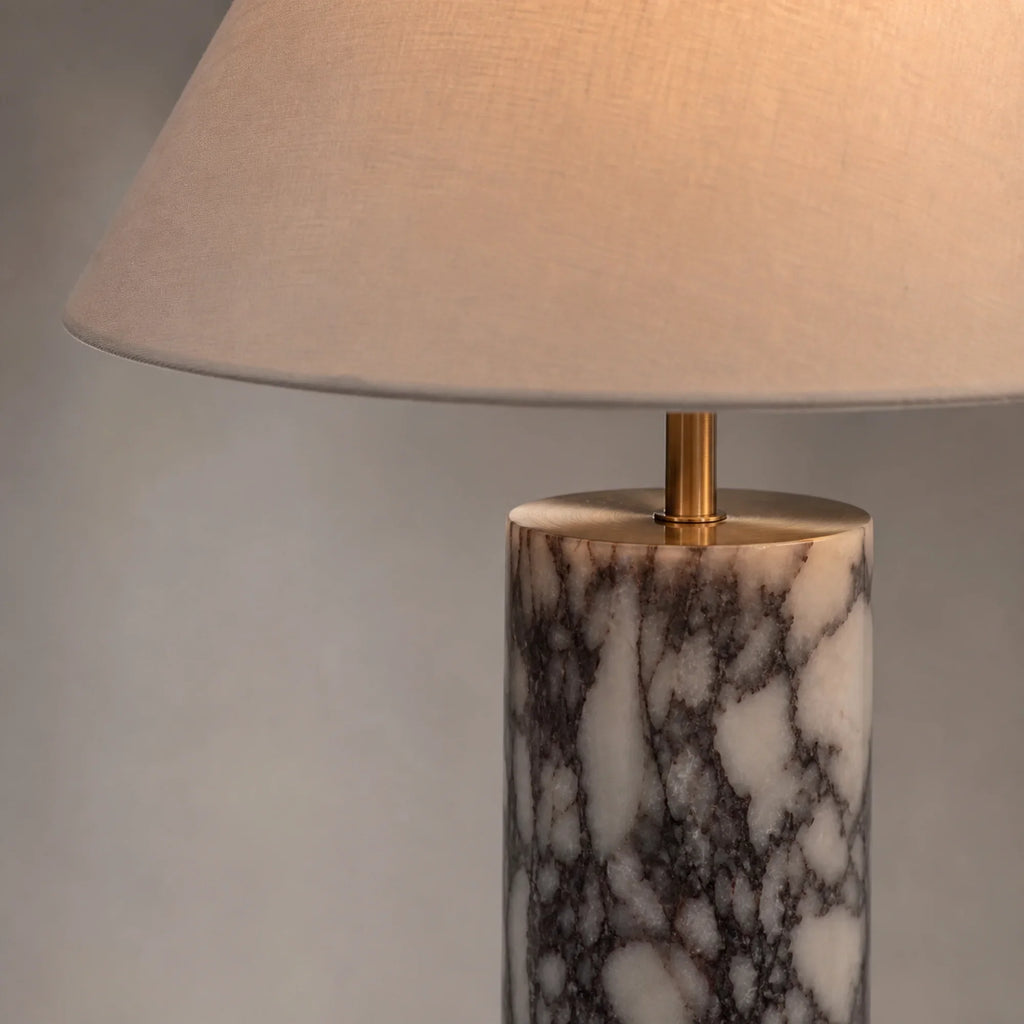 Marble Column Table Lamp Solene
