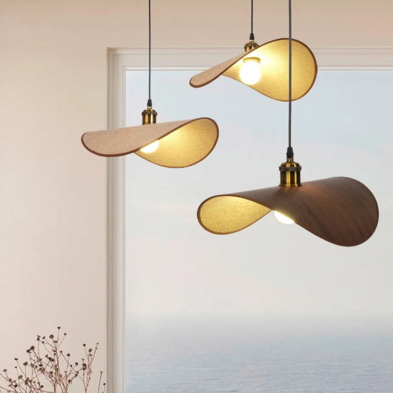 Pleated Fabric Pendant Light Balena