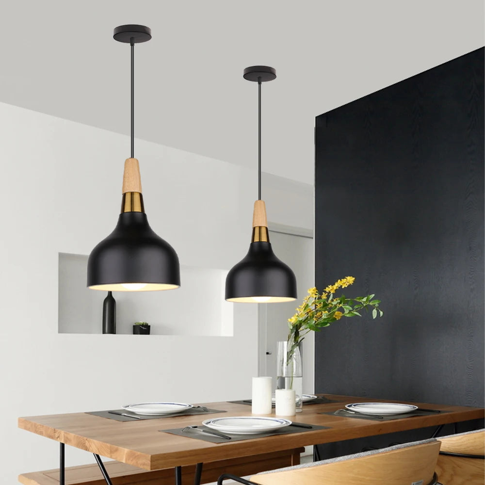 Oak Wood Pendant Light Okena