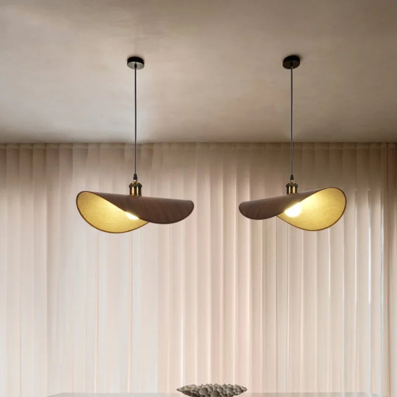 Pleated Fabric Pendant Light Balena
