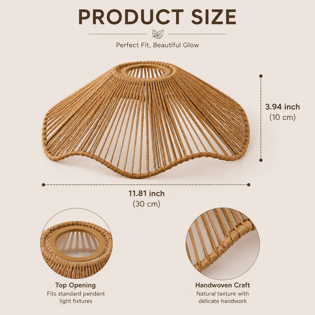 Japandi Fabric Pendant Light Japena