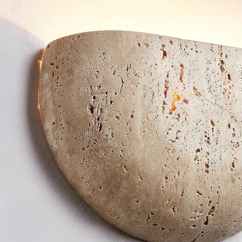 Travertine Half Moon Wall Light Talira - Wall Lights | The Light Edition