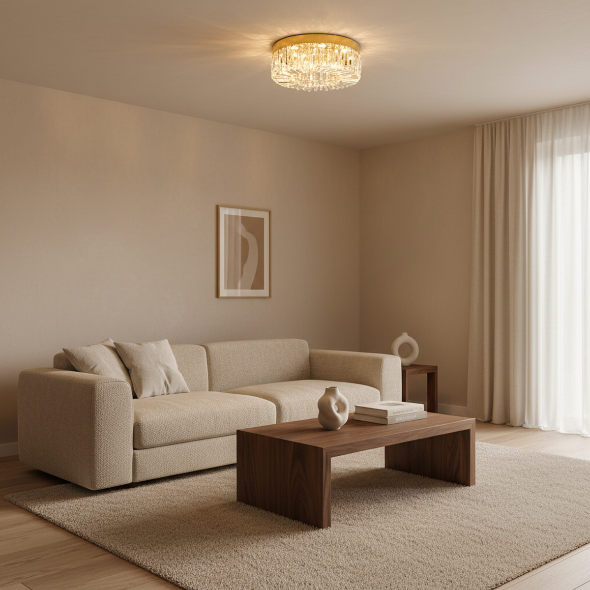 Crystal Flush Ceiling Light Venia - Ceiling Lights | The Light Edition