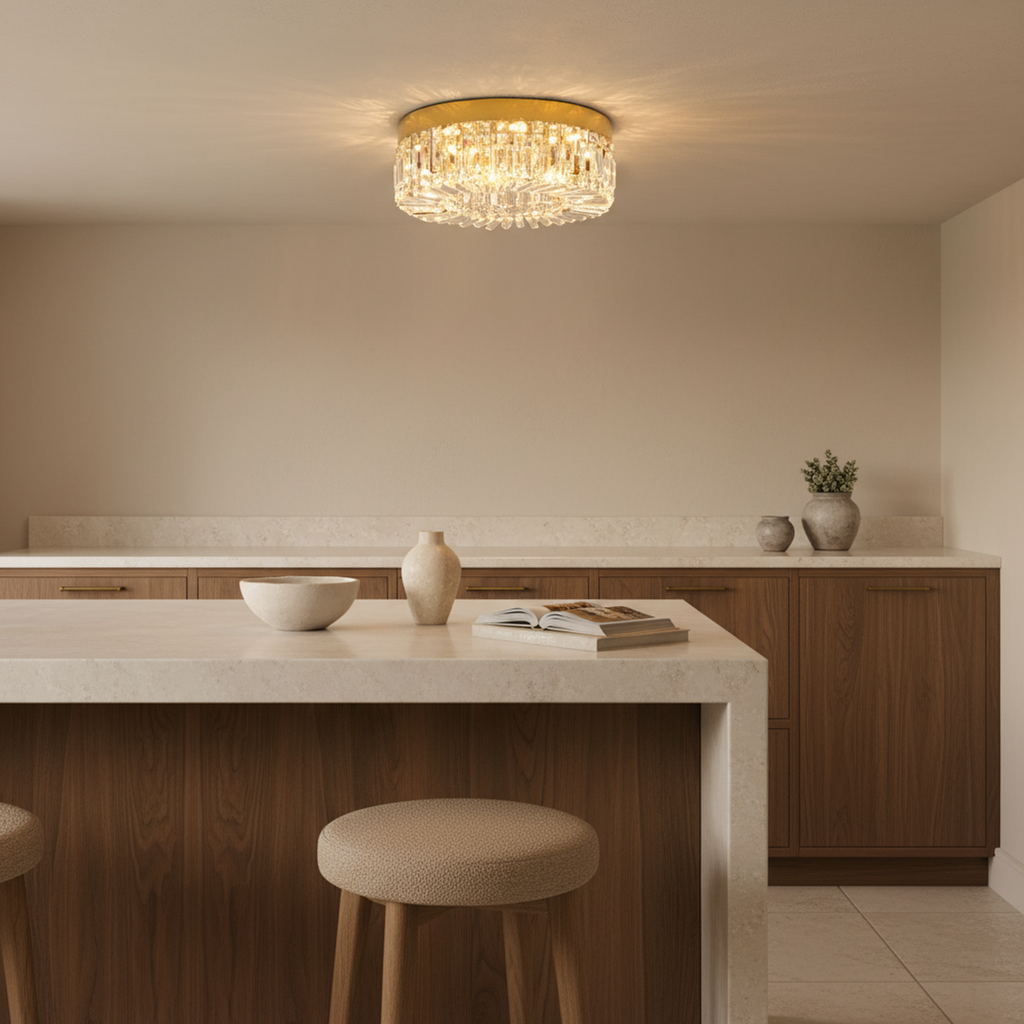 Crystal Flush Ceiling Light Venia - Ceiling Lights | The Light Edition