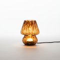 Amber Glass Mushroom Table Lamp Koriva - Lamps | The Light Edition