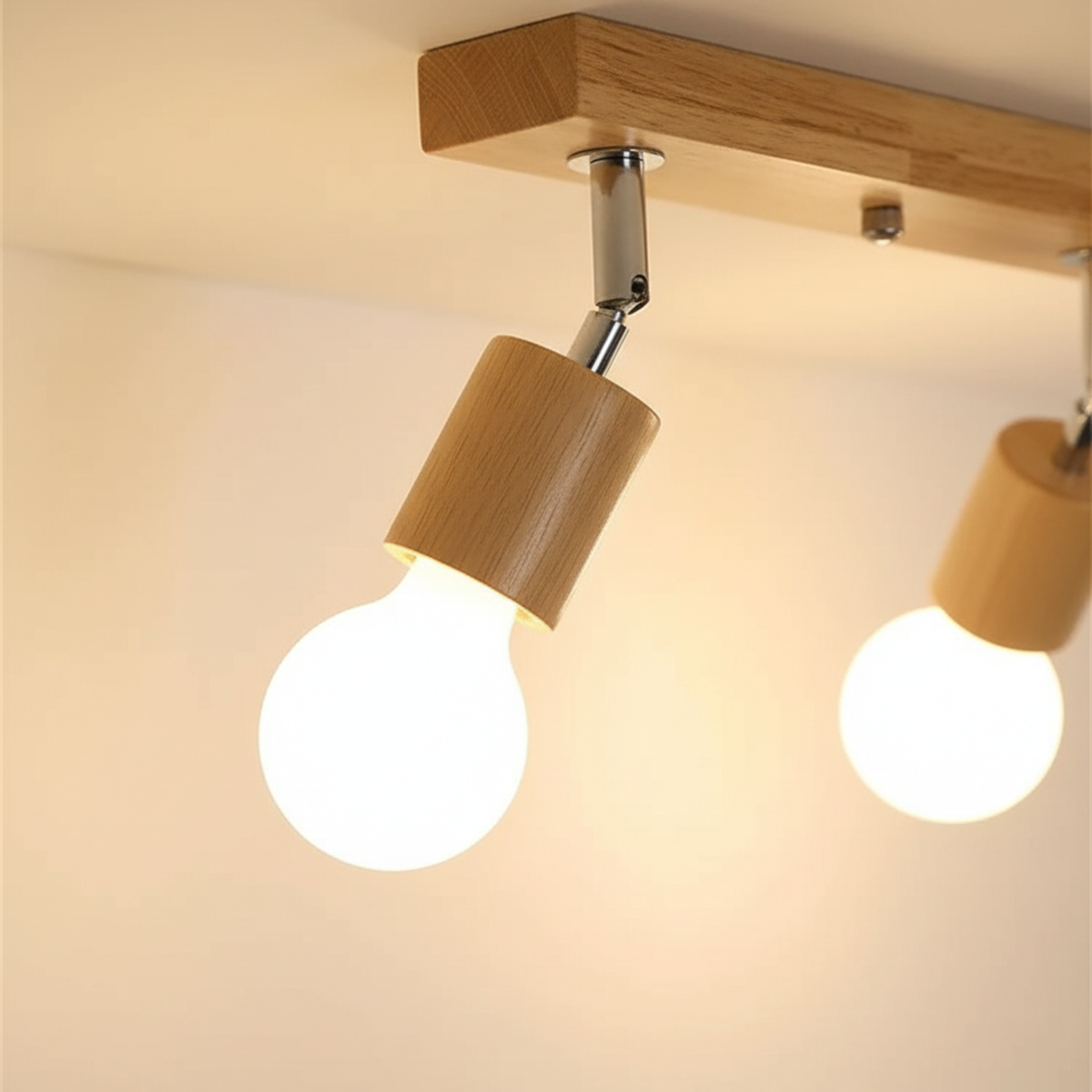 Nordic Wooden Rotating Ceiling Light Mara - Wall Lights | The Light Edition