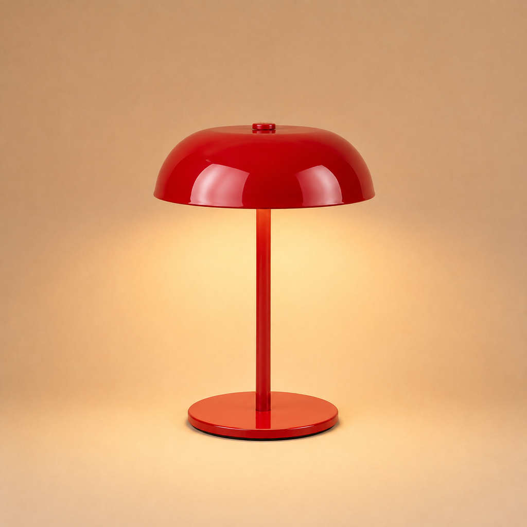 Rechargeable Metal Dome Table Lamp Celisa
