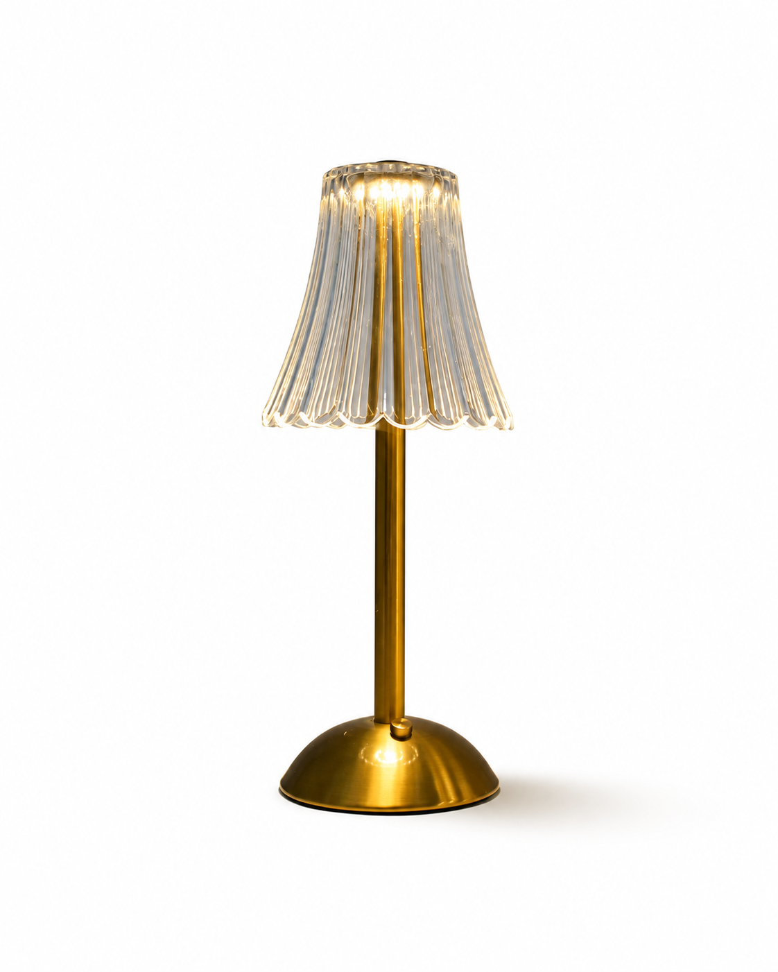Ribbed Cone Shade Table Lamp Selvina