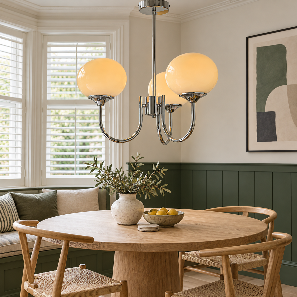 Moderne lysekrone Solira