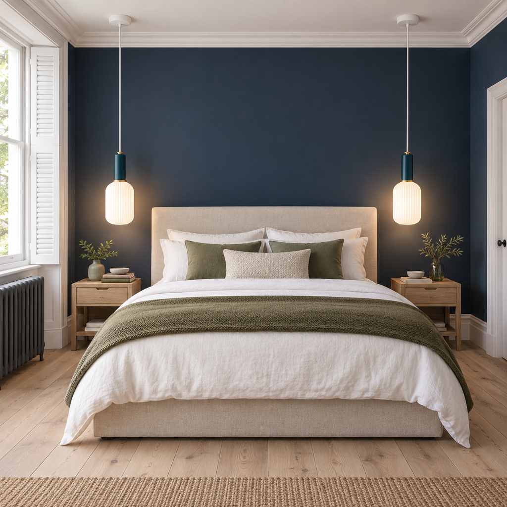 Loftlampe i opalglas og messing Opalia