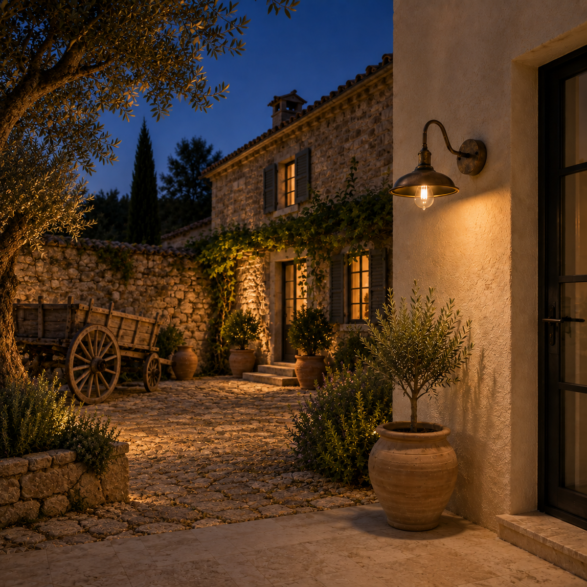 Industrial Gooseneck Outdoor Wall Light Torvina