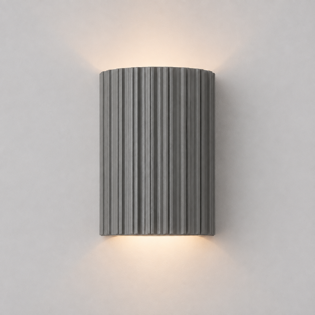 Modern Resin Wall Light Grey, Fond neutre